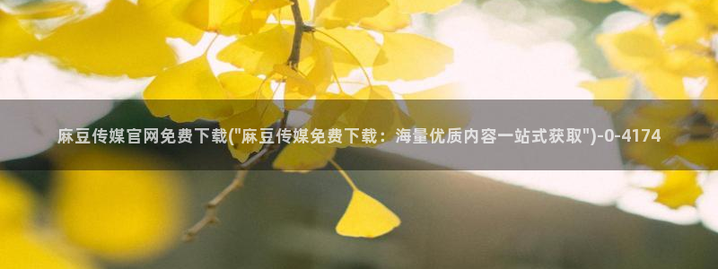 麻豆视频 专区最新：麻豆传媒官网免费下载(\